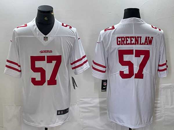Men's San Francisco 49ers #57 Dre Greenlaw White Vapor Untouchable Limited Football Stitched Jersey,We sell and wholesale Men's San Francisco 49ers #57 Dre Greenlaw White Vapor Untouchable Limited Football Stitched Jersey on line form chian!